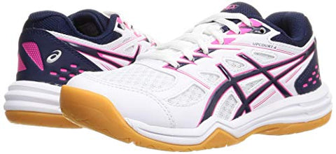 Image of ASICS Unisex Kids Upcourt 4 GS White/Peacoat Sneaker (1074A027.102)