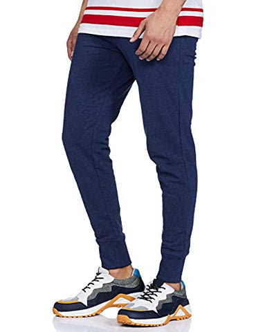 Image of Peter England Men's Western Sweatpants (PETPNTNY3218504_Navy_L)