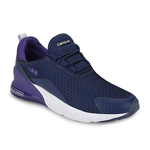 Image of Campus Women's Dragon Ladies Navy/Prpl Running Shoes-5 UK (38 EU) (5G-673)