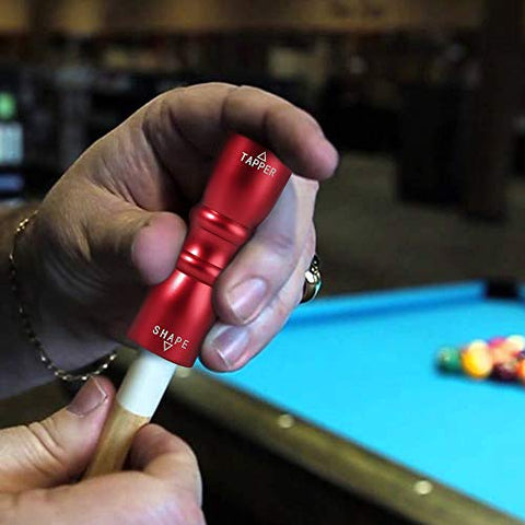 Image of Tanice 3 in 1 Snooker Pool Cue Tip Tool Billiard Cue Accessories Shaper/Tapper/Aerator