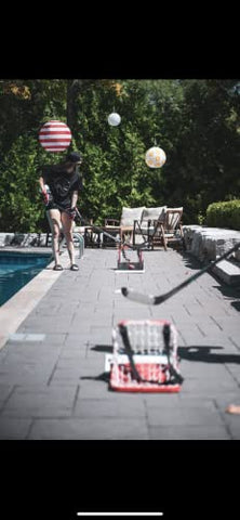 Image of Better Hockey Extreme Sauce Catcher - Saucer Pass Training Aid - Mini Goal Holds Up to 40 Pucks - Fun Backyard Games - Trick Shots - Easy to Carry