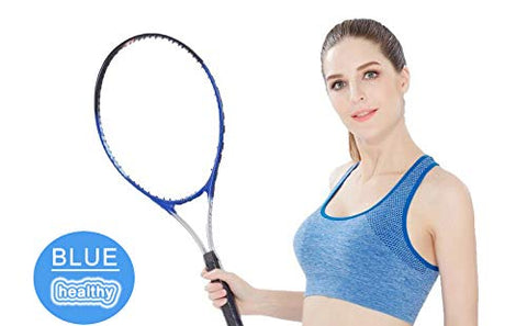 Image of Tianken Women Racerback Sport Bras High Impact Seamless Yoga Gym Fitness Running Workout Activewear Bra, 2pack-blue-purple, Small