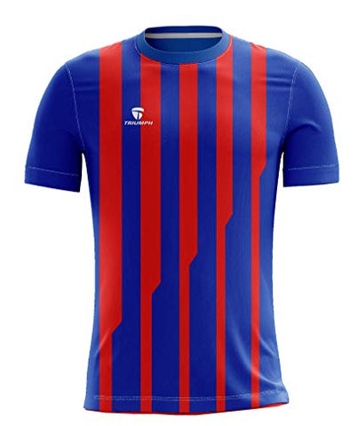 Image of Triumph Men's Sublimated Football Jersey Light Blue Size XL