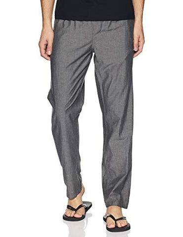 Image of U.S. Polo Assn. Men's Regular Fit Track Pants (I658-002-PL_Black Chambray_M)