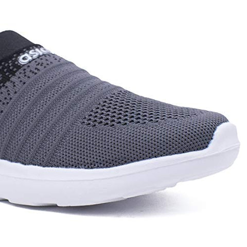 Image of ASIAN Women's Elasto-02 Grey Knitted,Sports,Walking,Slipon Shoes UK-4