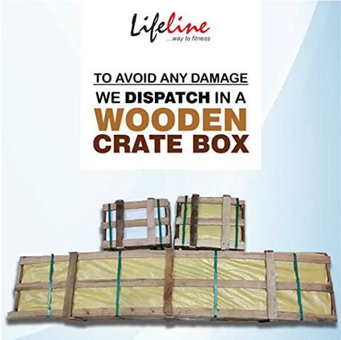 Image of Lifeline Fitness HG-005 Home Gym with LB-311 Adjustable Bench (8 Levels), Multipurpose All in One Home Gym Workout Combo