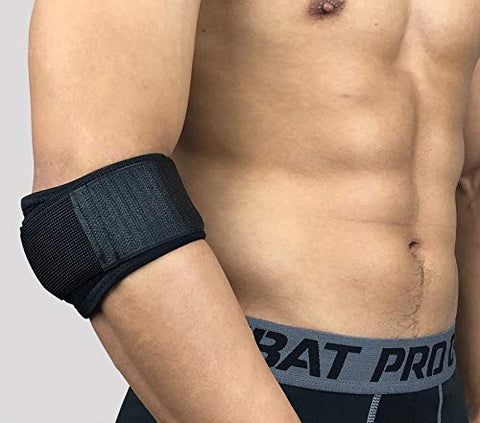 Image of SKUDGEAR Adjustable Compression Support Elbow Support Brace for Outdoor Sports Injury Pain Relief & Joint Protection for both Men and Women