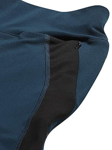 Image of CHKOKKO Women Yoga Track Pants Stretchable Sports Tights Indigo M
