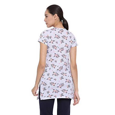 Image of In Love Women's Formal Henley Tshirts (Amber Grey)(PSLP51C9_M)