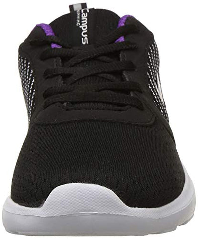 Image of Campus Women's Black Running Shoes-7 UK/India (41 EU) (Liana)