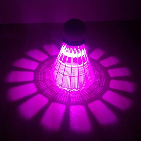 Image of ZHENAN LED Badminton Shuttlecocks Dark Night Glow Birdies Lighting for Outdoor & Indoor Sports Activities (Nylon_5pcs)