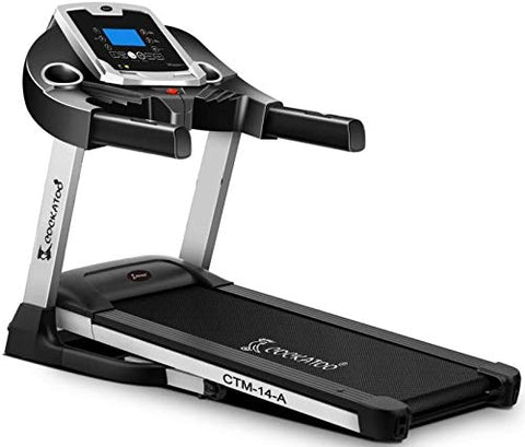 Image of Cockatoo CTM14A 2.5HP (5HP Peak) DC Motorized Treadmill for Home with Auto Incline, Max Speed 16Km/Hr, Max User Weight 110 Kg(Free Installation Assistance)