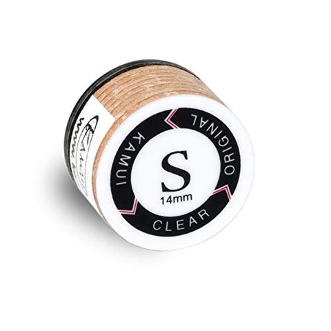 Image of KAMUI Clear Laminated Pool Billiard CUE TIP - 1 pc (Soft, 13 mm)