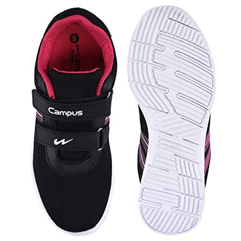 Image of Campus Women's Black Running Shoes-6 UK/India (39 EU) (Perry)