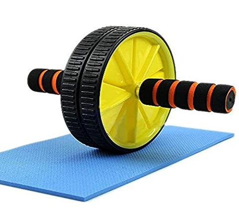 Image of FITNESS INDIA™ AB Roller & Tummy Twister (Combo of 2) Waist Trimmer Body Toner Home Gym Equipment Abdominal Exercise - Multicolour