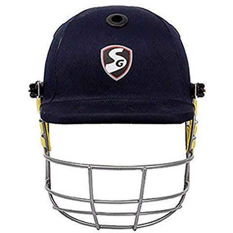 Image of SG blazetech xl cricket helmet, x-large, blue