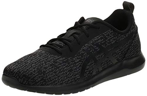 Image of ASICS Men Kanmei 2 Dark Grey/Black Running Shoes-8 UK/India (42.5 EU) (9 US) (1021A011.021)