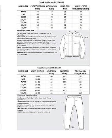 Image of ATHLET Cotton Mix Elastic String Tracksuit for Men for Gym,Running, Track Suit for Men's (L.Grey Design 2, 42)