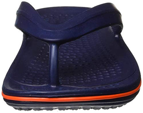 Image of PARAGON Men's Paralite Navy Blue-Orange Flip-Flops-10 UK