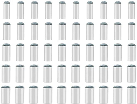 Image of SAVITA 50 Pieces Assorted Pool Billiard Cue Tips Pool Stick Tips Replacements Compatible with 9mm, 10mm, 11mm, 12mm, 13mm Cue Tips