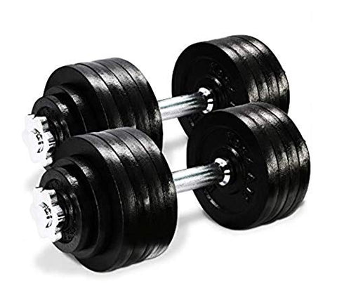Image of KAKSS Exclusive CAST Iron Adjustable Dumbbells 10 KG to 100 KG (Proudly Made in India) (18)