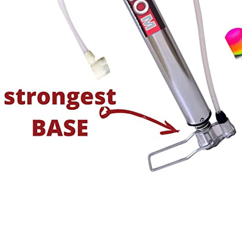 Image of Freecom Steel Air Pump for for Car, Bicycles, Scooters, Balls, Bikes etc (Multicolor)