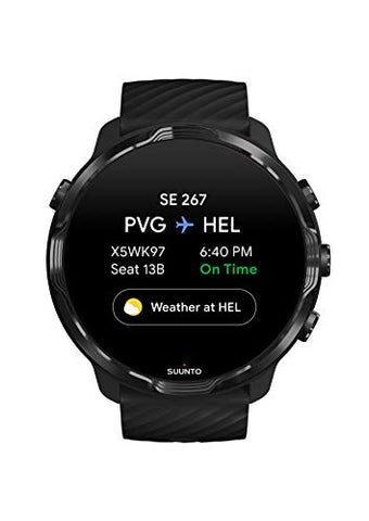 Image of SUUNTO 7 Black Lime, GPS Versatile Sports Watch with Google Wear OS, 24x7 Activity and Sleep Tracking