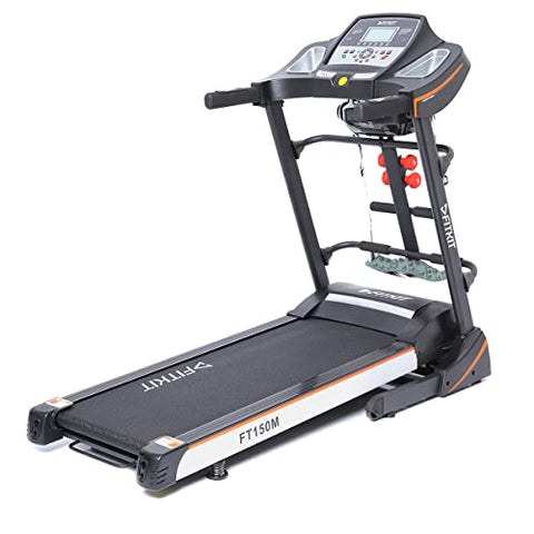 Image of Fitkit FT150M (4.5HP Peak) Motorised Treadmill with Free Home Installation, 1 Year Warranty and Trainer Led Sessions by Cult.Sport