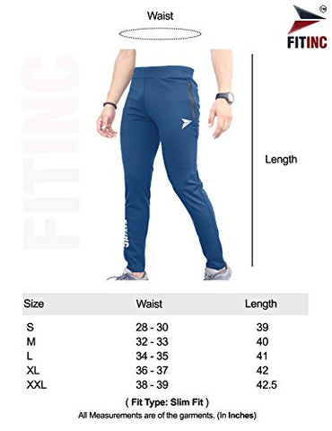 Image of FITINC Men's Slim Fit Track Pants