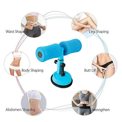 Image of Pravyta Sit-Up Bar Home Fitness Equipment Sit-ups and Push-ups Assistant Device Lose Weight Gym Workout Abdominal curl Leg Muscle Training Exercise with Suction Cup