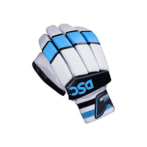 Image of DSC 1500214 Guard Cricket Helmet Large (Navy) & DSC 1500398 Intense Attitude Cricket Batting Gloves Men's Right (Colour May Vary) Combo
