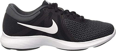 Image of Nike Women's WMNS Revolution 4 Black/White Shoes-7 UK (41 EU) (9.5 US) (908999-1)