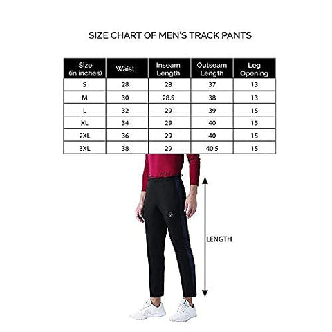 Image of CHKOKKO Men's Regular Fit Track Pant (SPMLWR113BLACKXL_Black_XL)