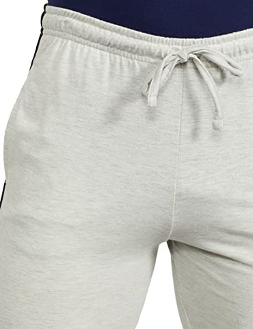 Image of Amazon Brand - Symbol Men's Regular Track Pants (KTRK-02_Ecru Mel_M)