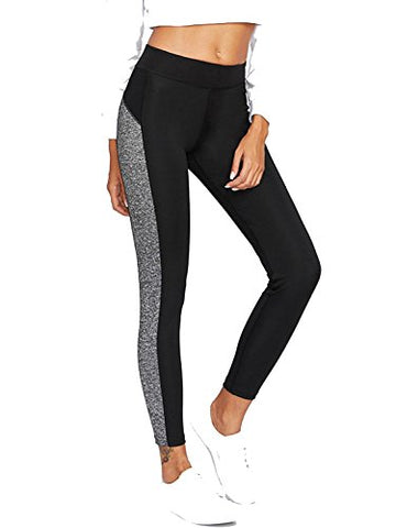 Image of Zesteez Women Sports Leggings(Large) for Gym Activewear Sports Wear 4 Way Stretchable Soft Handfeel Fabric. Black