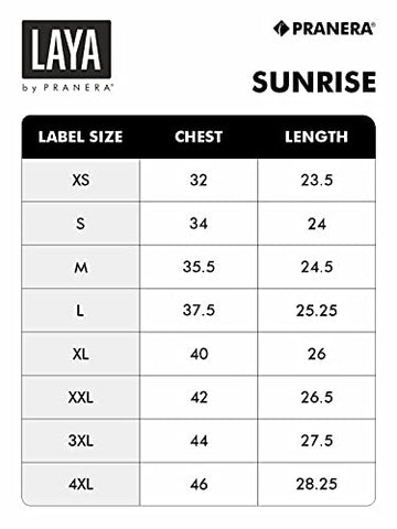 Image of LAYA Women's T-Shirt (Pack of 3) (LA/SUNRISE/PACKA_Assorted_XX-Large)