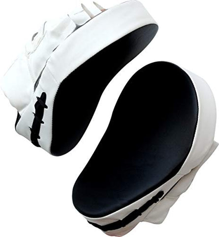 Image of Prospo Focus Pad Curved+Prospo 12 oz Training and Fighting Boxing Gloves with Hand wrap Gloves (syenthetic Leather)