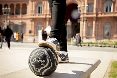 Senda Street Soccer Ball, Fair Trade Certified, Black/White, Size 4 (Ages 13 & Up)