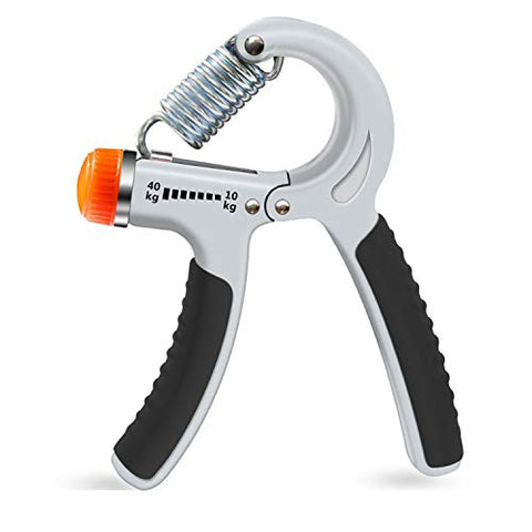 Image of Strauss Adjustable Hand Grip Strengthener, (Grey/Black)