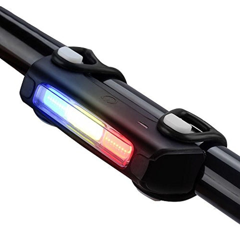 Image of Lista Ultra Bright Bike Light USB Bicycle Tail Light 7 Modes High Intensity Rear LED Accessories Fits On Any Road Bikes & Helmet, for Cycling Safety Flashlight