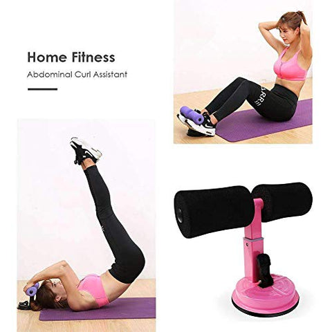 Image of Pravyta Sit-Up Bar Home Fitness Equipment Sit-ups and Push-ups Assistant Device Lose Weight Gym Workout Abdominal curl Leg Muscle Training Exercise with Suction Cup