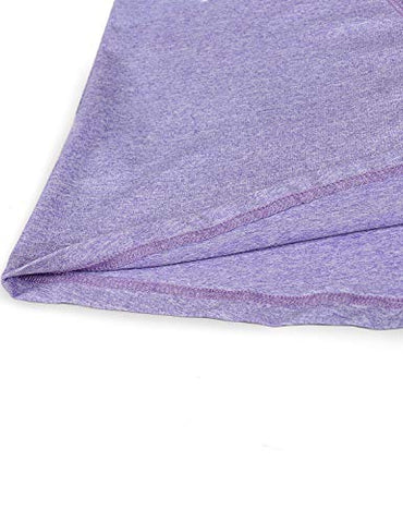 Image of MOQIVGI Yoga Tops for Women Short Sleeve,Fashion 2020 Plain Gym Tunics Ladies Casual Summer Crew Neck Moisture Wicking Quick Dry Sport Workout T Shirts Purple Medium