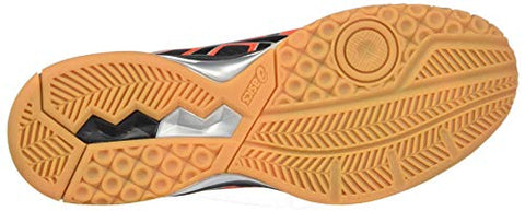 Image of ASICS Men's Gel-Rocket 9 Black/Fiery Red Leather Indoor Court Shoes-11 UK (46.5 EU) (12 US) (1071A030)