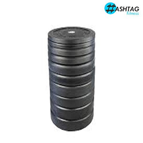 Image of HASHTAG FITNESS Leather Home Gym Set, 50 kg, Black (1233), PVC