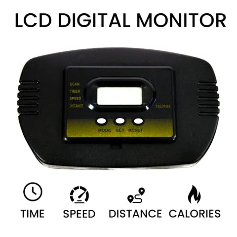 Image of Durafit Manual Treadmill HMT01 with Max User Weight 100 Kg, Home Workout, LCD Display