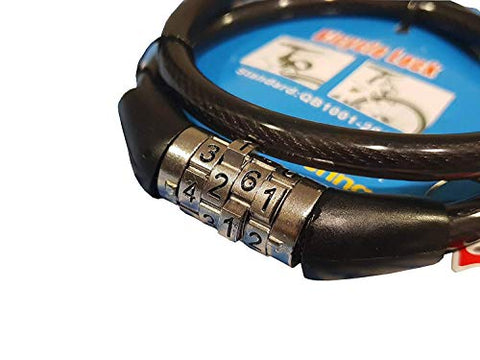 Image of EaglesFord Spiral Numlock 70004 Multipurpose Number Lock (Black)