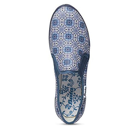 Image of BATA Women Printed Fitness Blue Sneakers6 Kids UK (5599297)