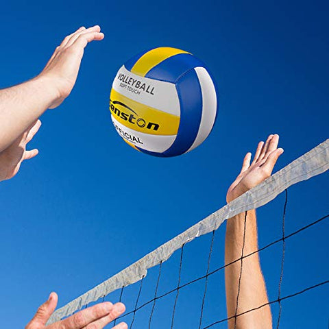Image of Senston Soft Volleyball - Waterproof Indoor/Outdoor for Beach Play, Game,Gym,Training Official Size 5