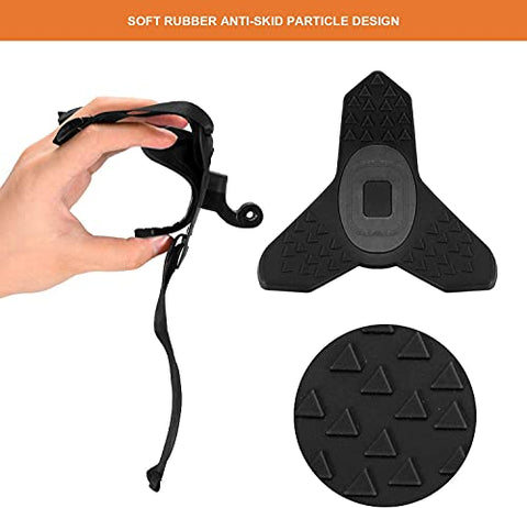 Image of Adofys Black Fixing Bracket Helmet Chin Mount Holder Integrated Helmet Belt Accessory Compatible with Yi, DJI Osmo GoPro Hero 8/7/6/5/4/3 & Other Action Camera