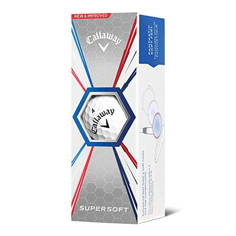 Image of Callaway Golf Supersoft Golf Balls, (One Dozen), White